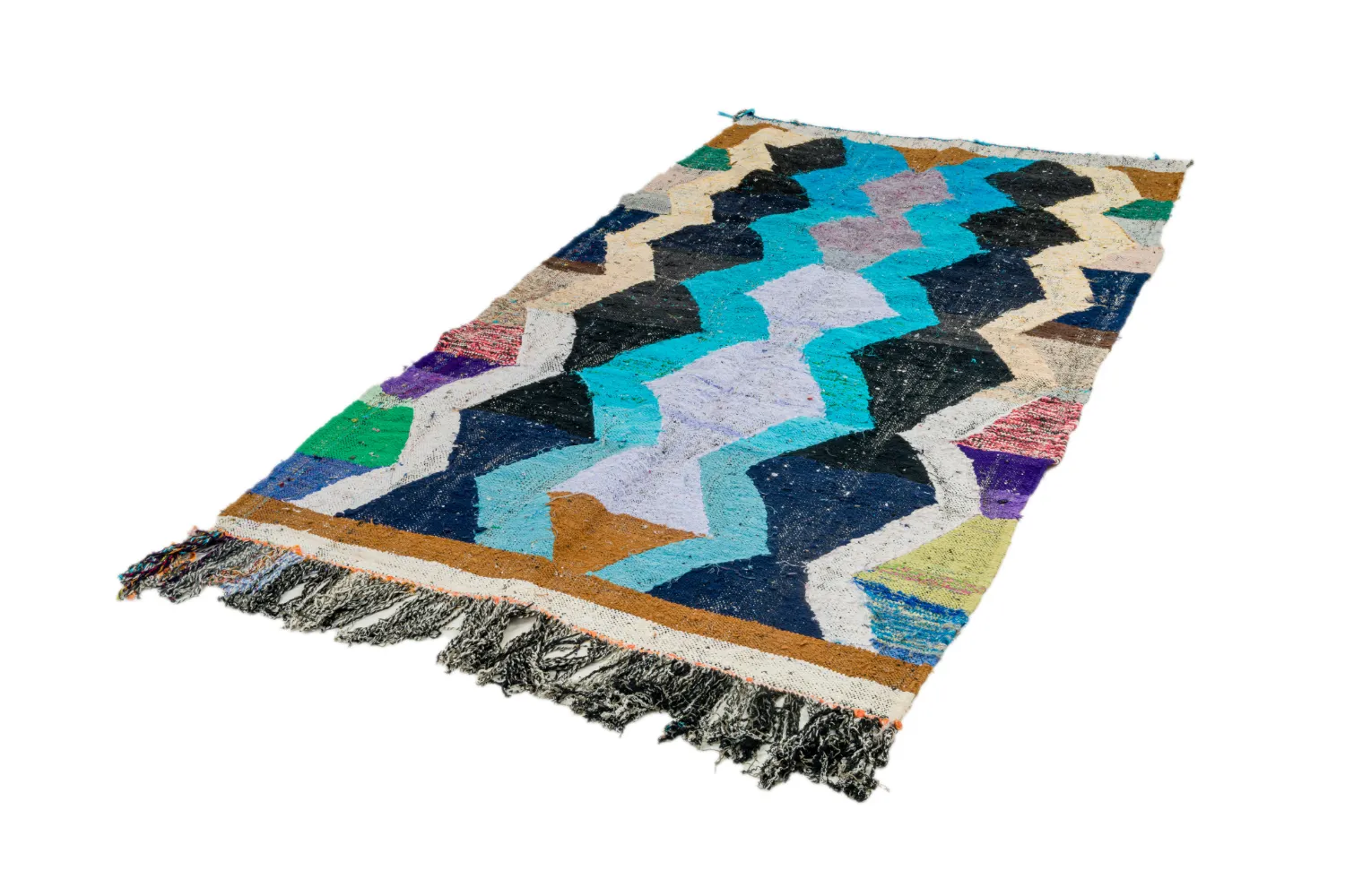 Moroccan Berber rug Boucherouite 155 x 250 cm
