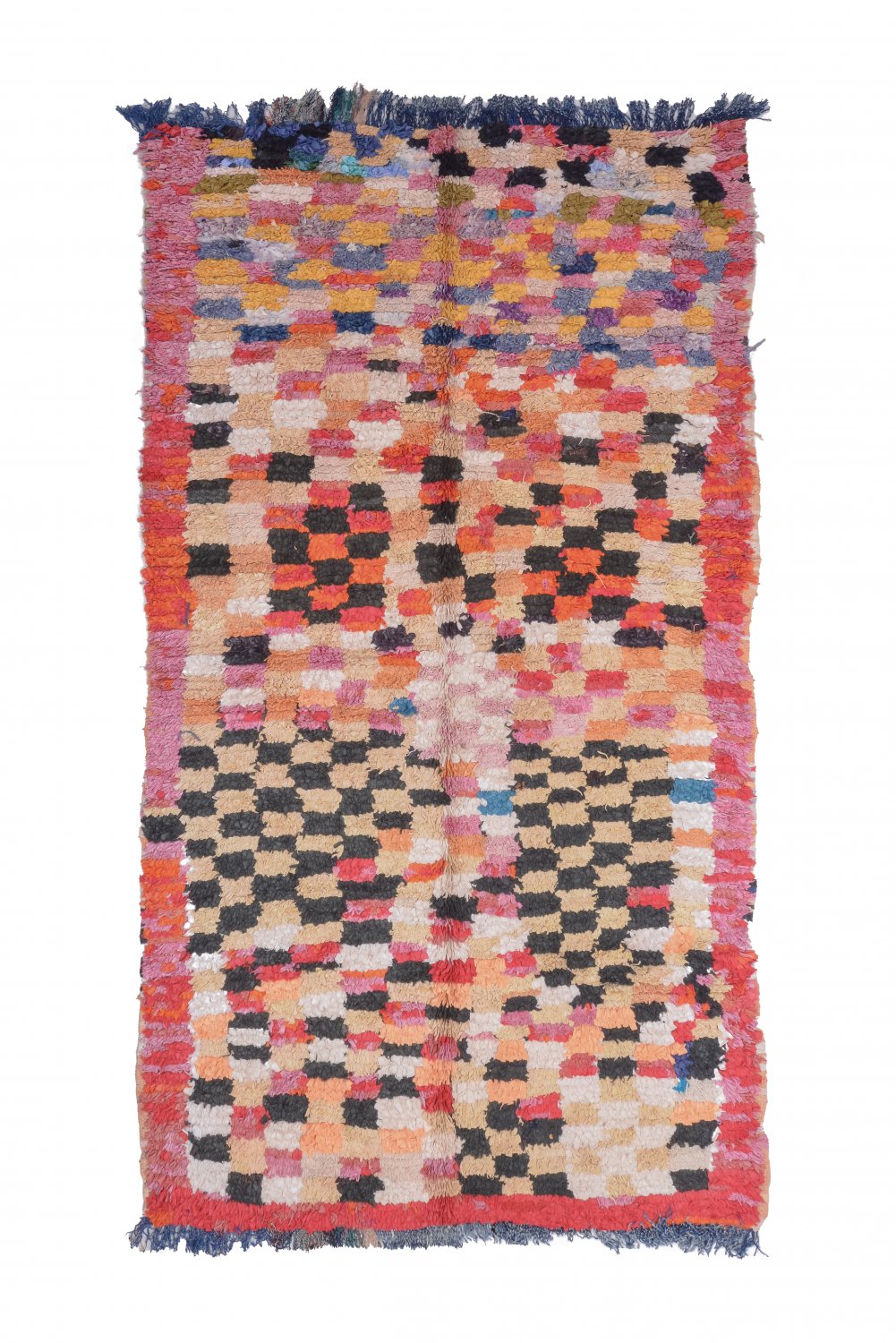 Moroccan Berber rug Boucherouite 280 x 145 cm