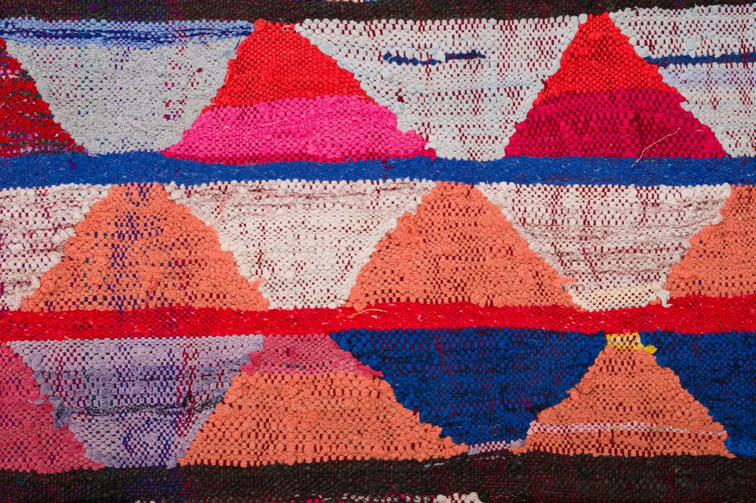 Moroccan Berber rug Boucherouite 145 x 240 cm