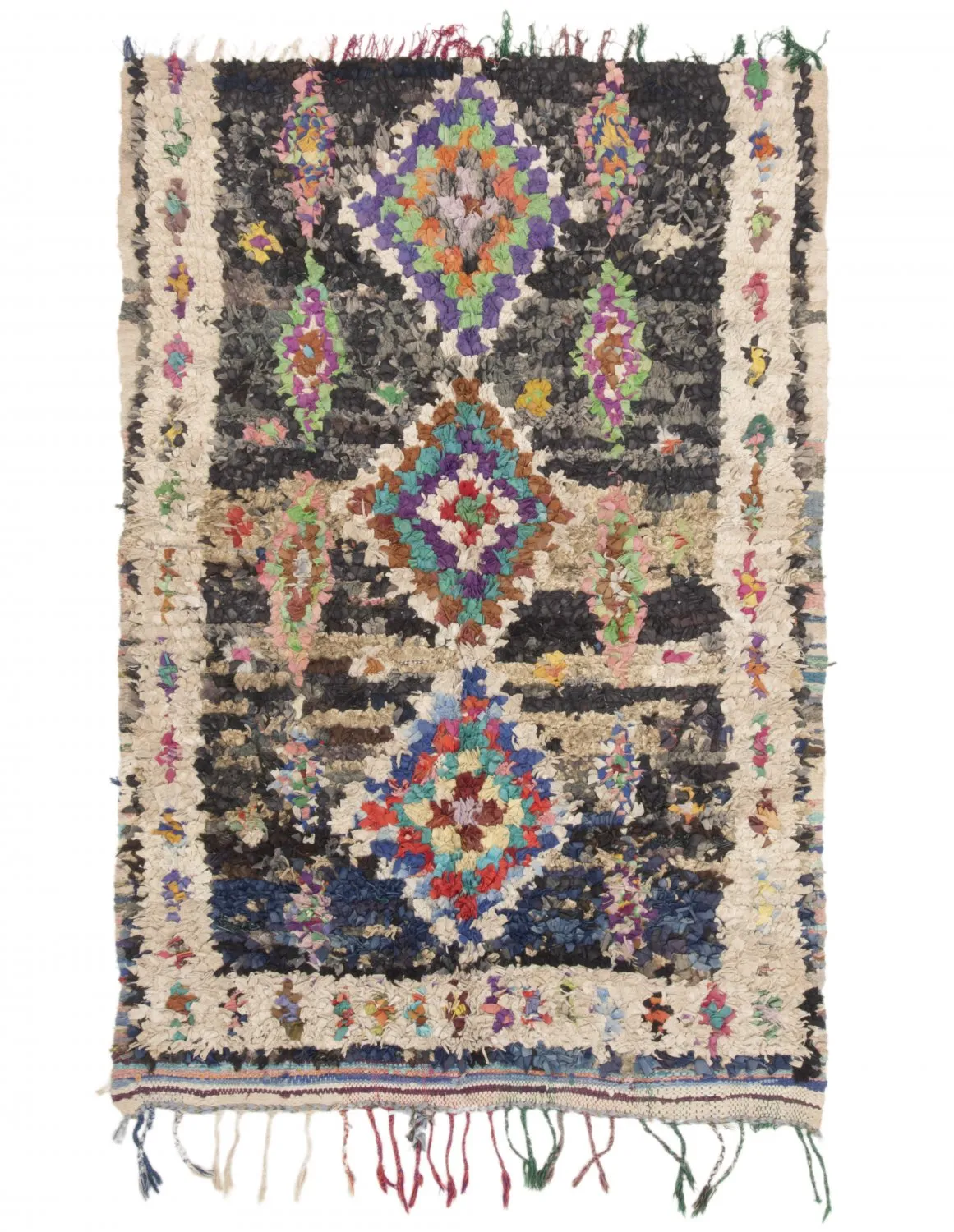 Moroccan Berber rug Boucherouite 175 x 115 cm