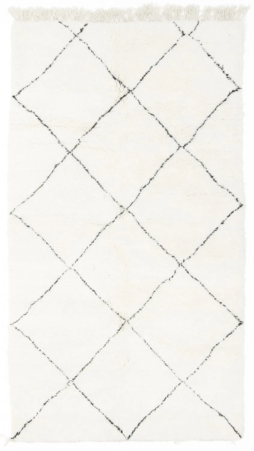 Kilim Moroccan Berber rug Beni Ourain 260 x 140 cm
