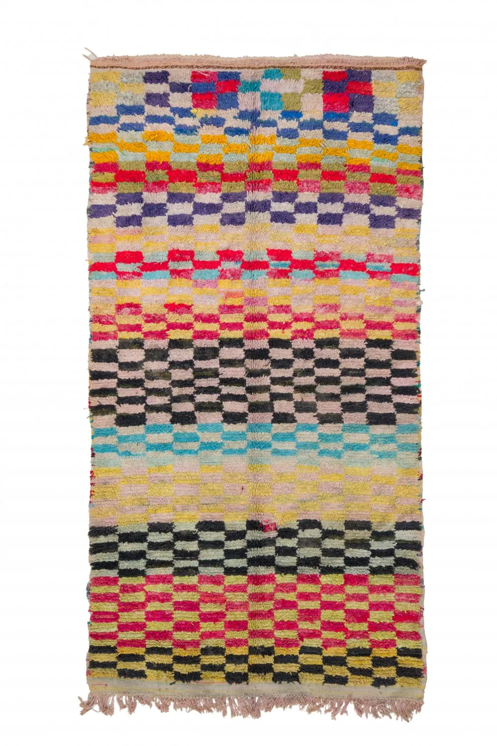 Moroccan Berber rug Boucherouite 320 x 160 cm