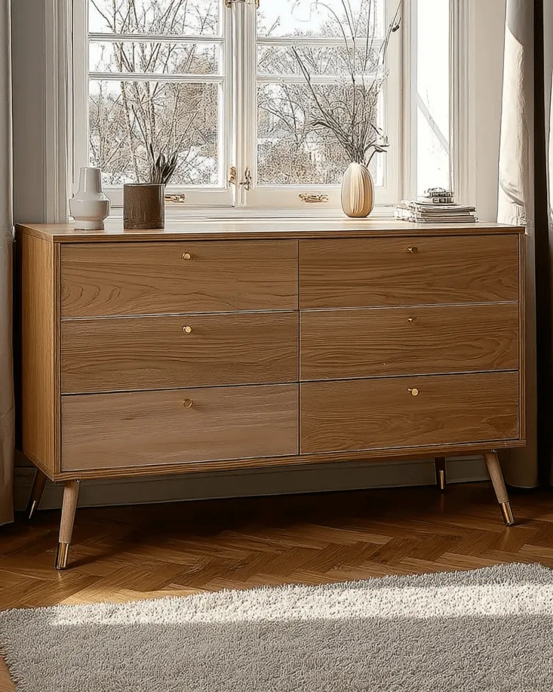 Dresser - Prime - 6 lådor (oak)