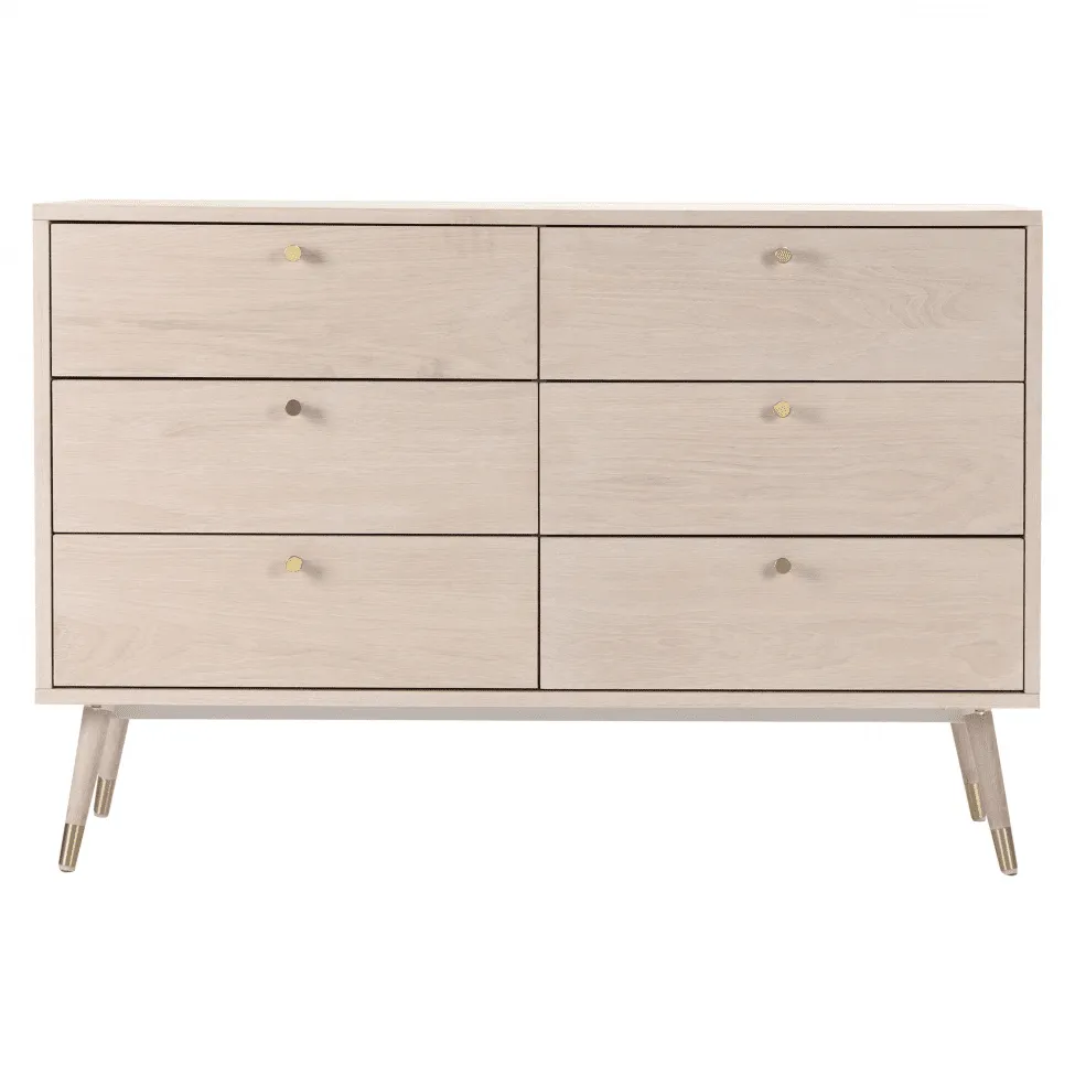 Dresser - Prime - 6 lådor (white oak)