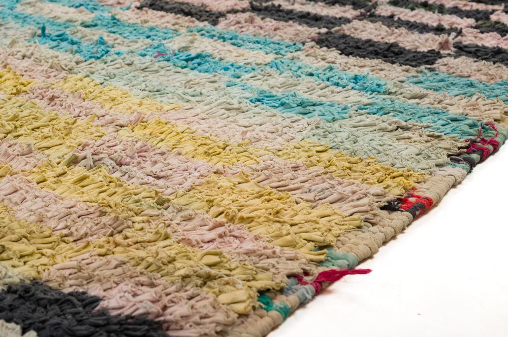 Moroccan Berber rug Boucherouite 320 x 160 cm