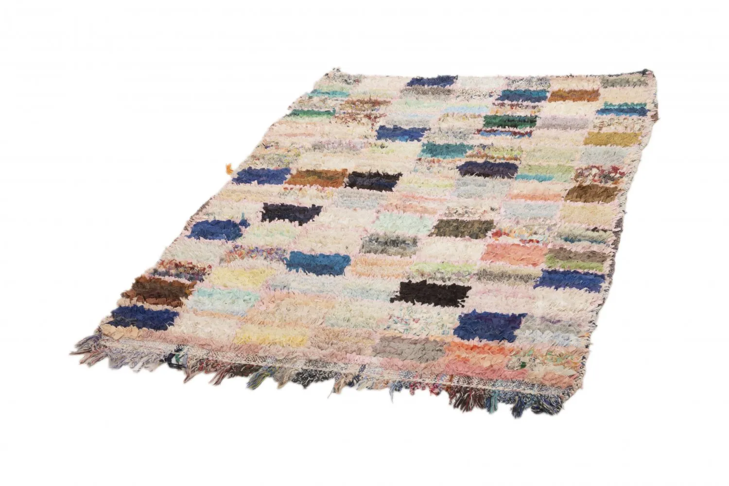 Moroccan Berber rug Boucherouite 170 x 115 cm