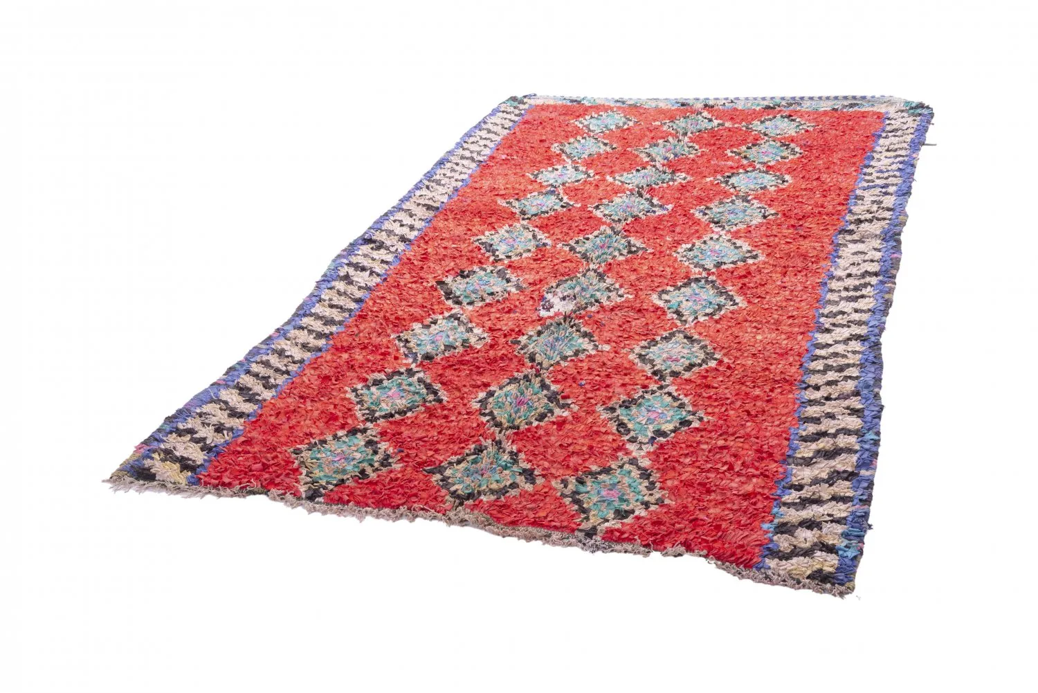 Moroccan Berber rug Boucherouite 285 x 170 cm
