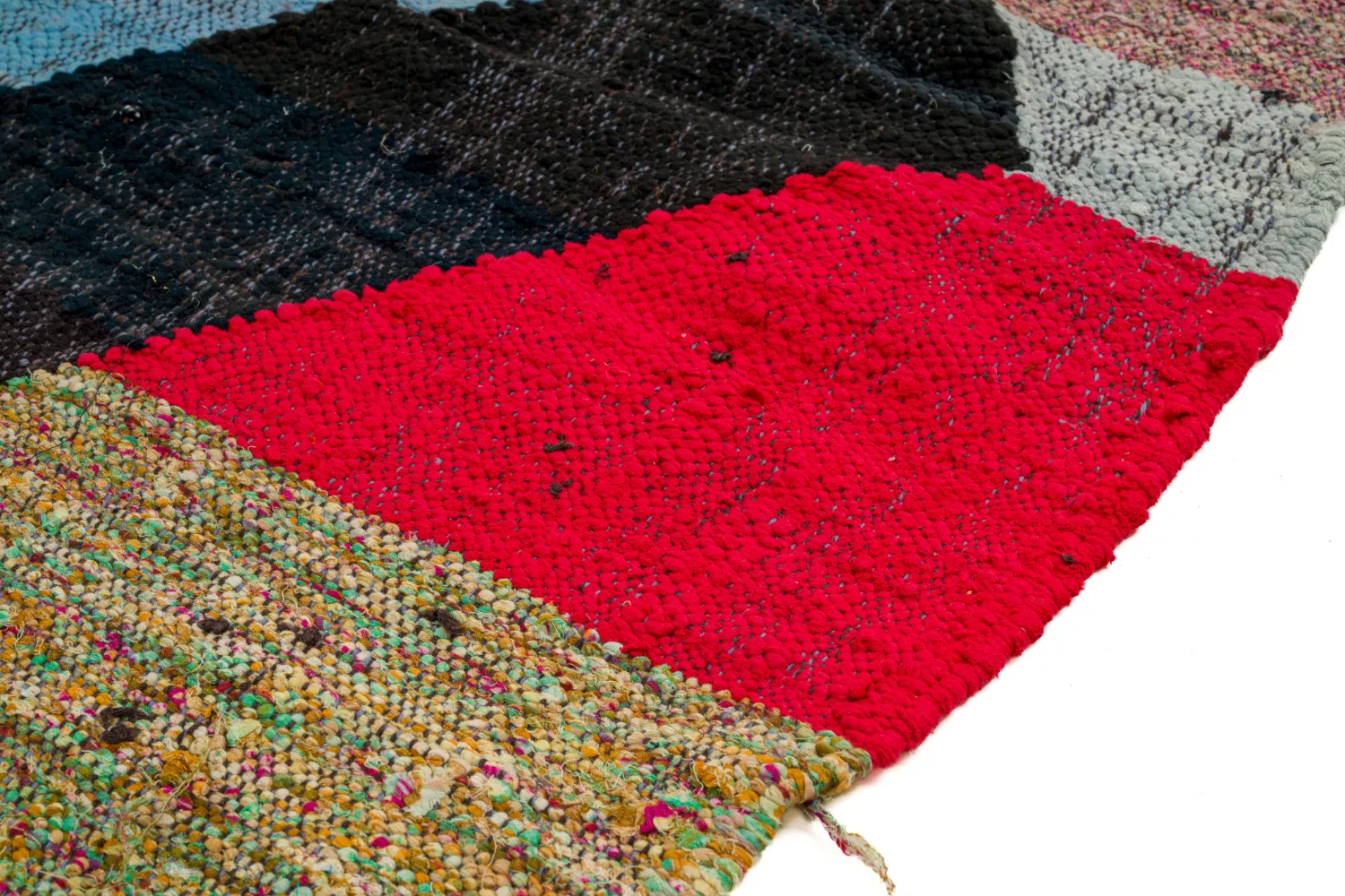 Moroccan Berber rug Boucherouite 135 x 240 cm