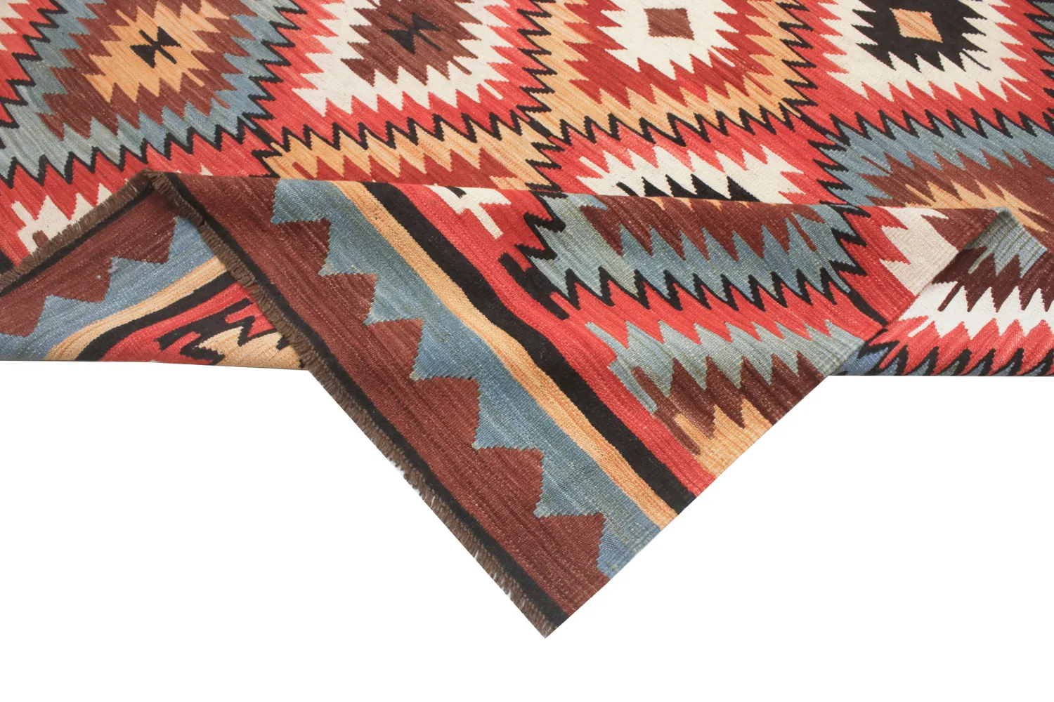 Oriental Rug - Hazara Kelim Hand Woven - 247 x 288 cm