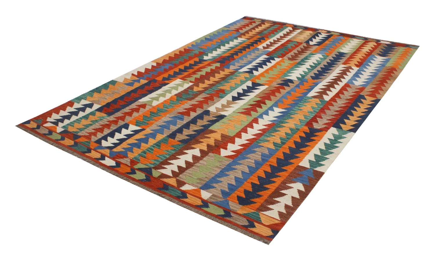 Oriental Rug - Hazara Kelim Hand Woven - 194 x 299 cm