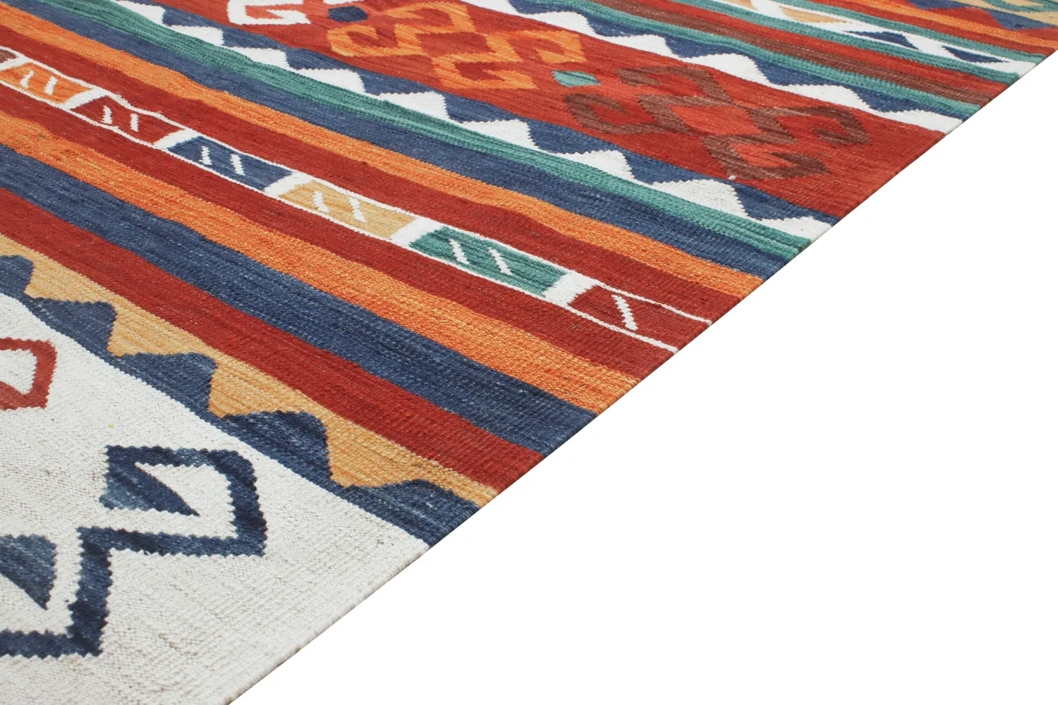 Oriental Rug - Hazara Kelim Hand Woven - 205 x 287 cm