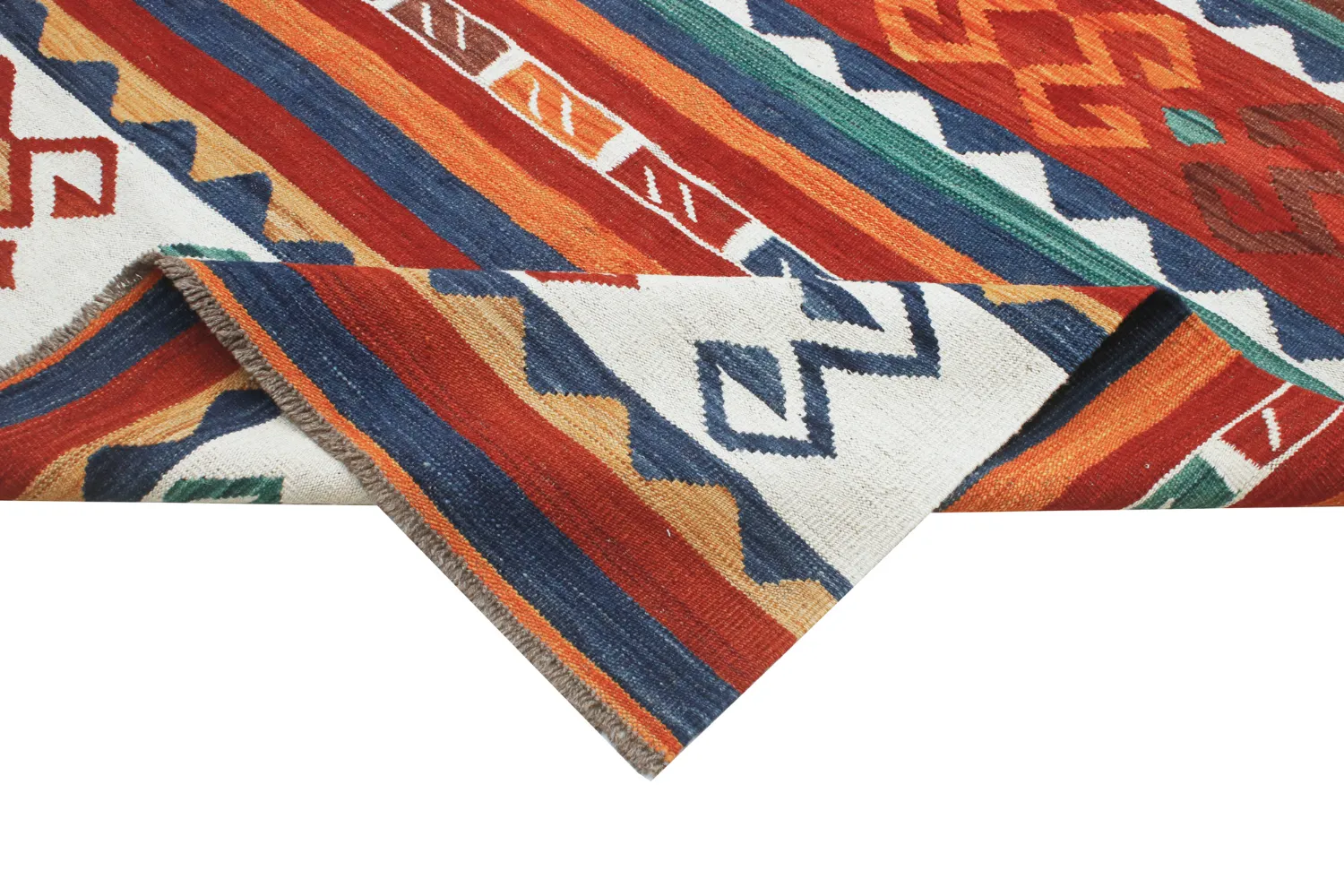 Oriental Rug - Hazara Kelim Hand Woven - 205 x 287 cm