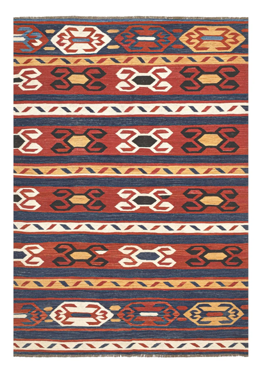 Oriental Rug - Hazara Kelim Hand Woven - 198 x 289 cm