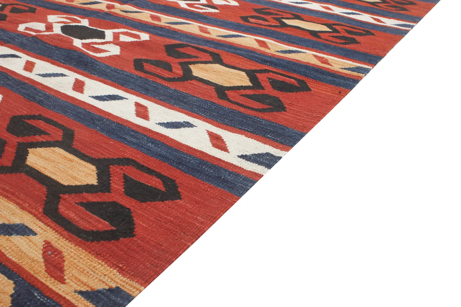 Oriental Rug - Hazara Kelim Hand Woven - 198 x 289 cm