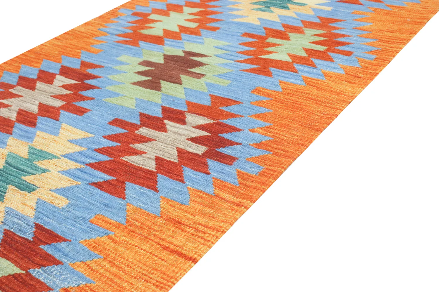 Oriental Rug - Hazara Kelim Hand Woven - 81 x 241 cm
