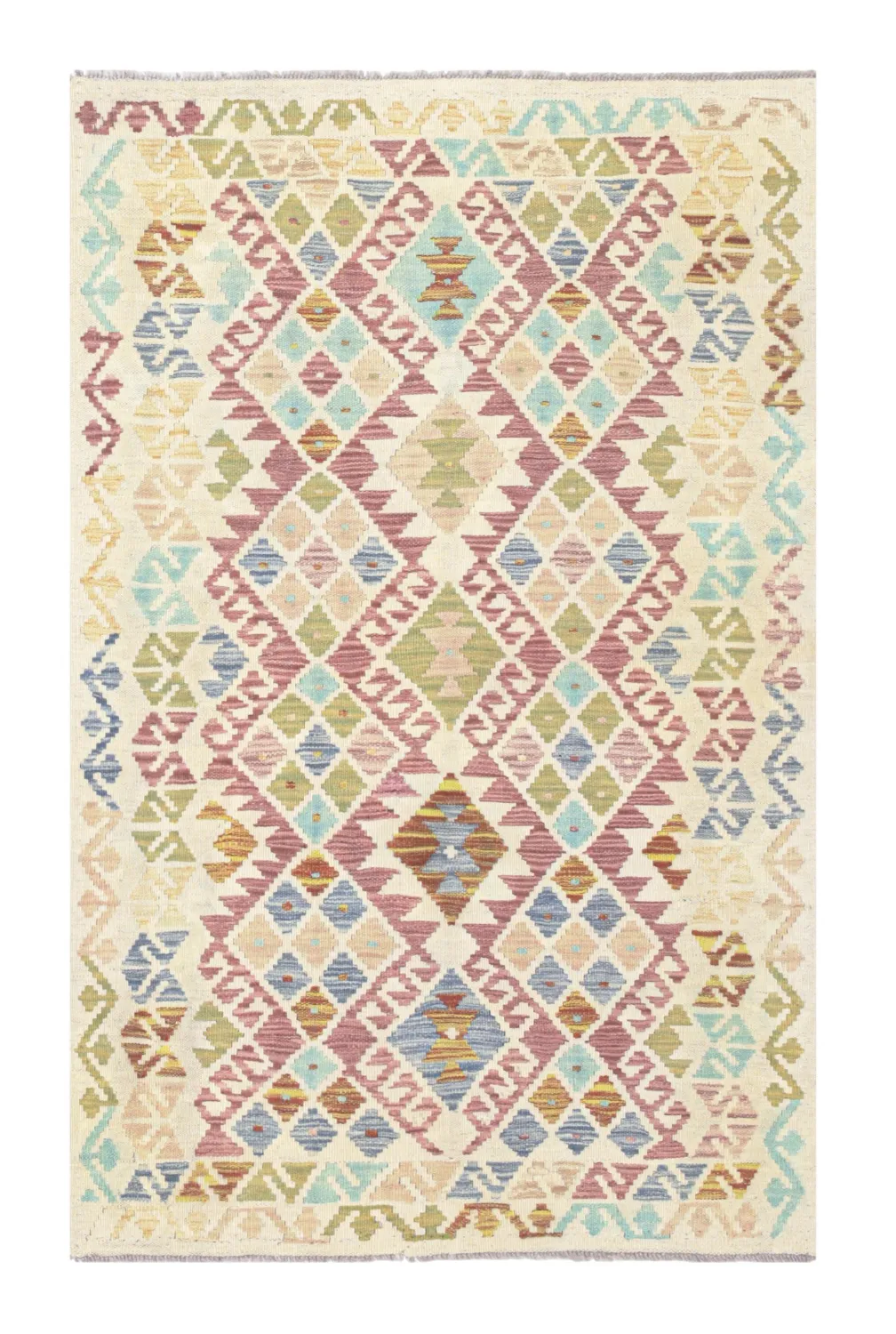 Oriental Rug - Vegi Kelim Hand Woven - 99 x 155 cm