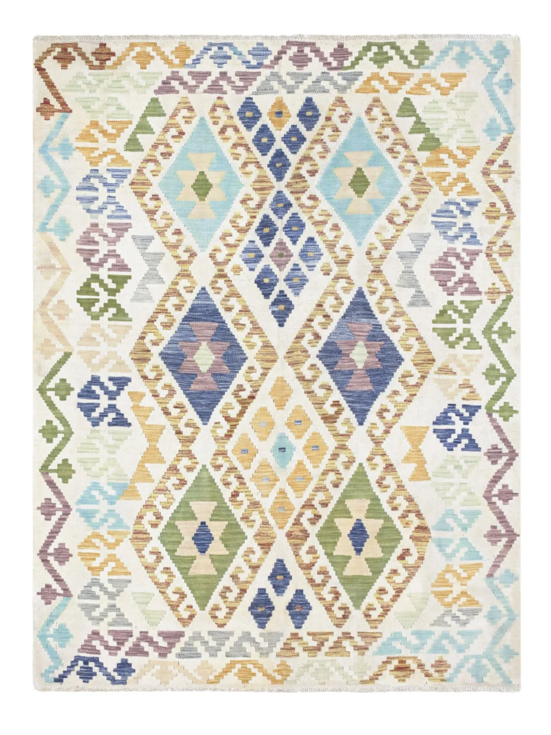 Oriental Rug - Vegi Kelim Hand Woven - 159 x 200 cm