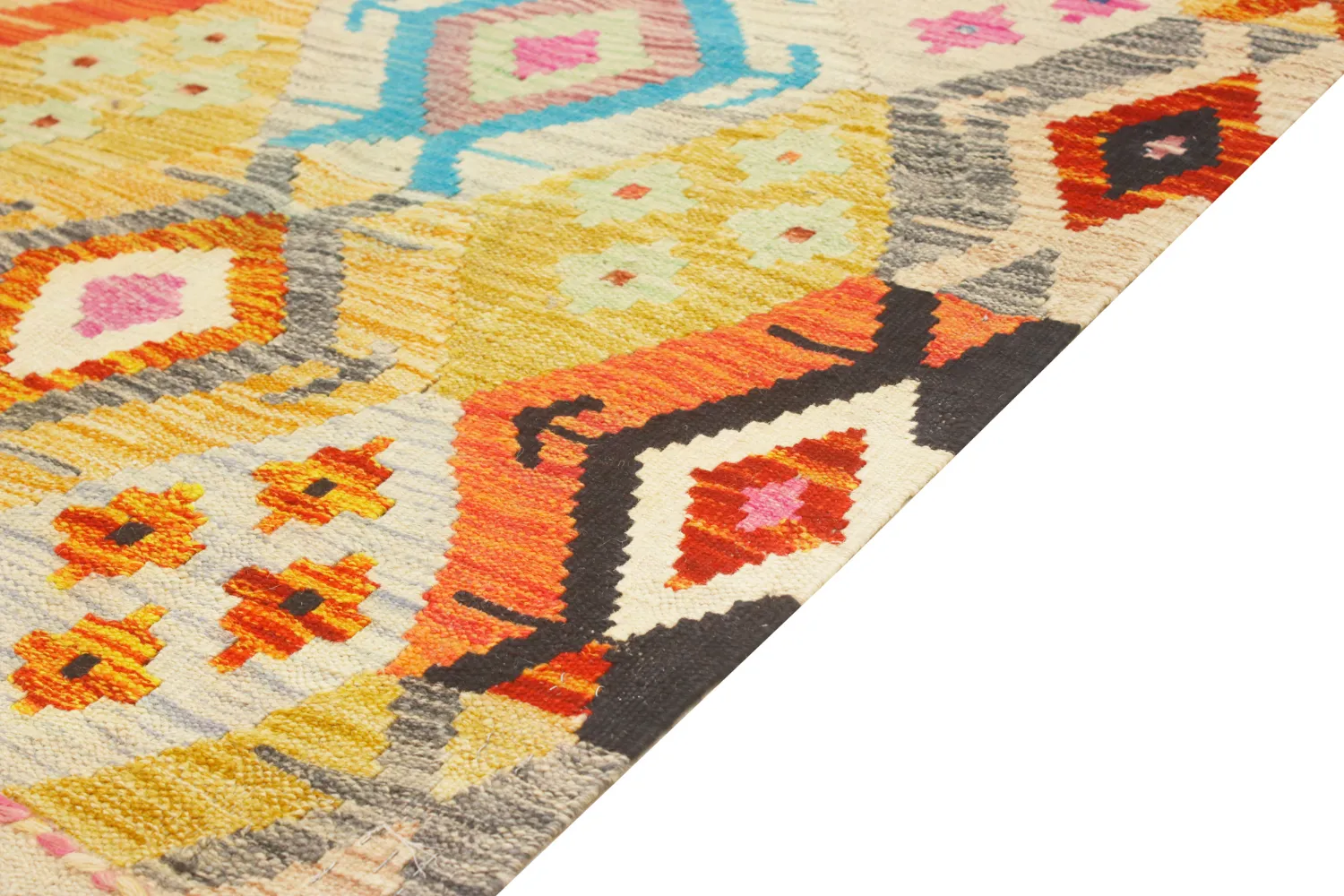 Oriental Rug - Vegi Kelim Hand Woven - 86 x 125 cm