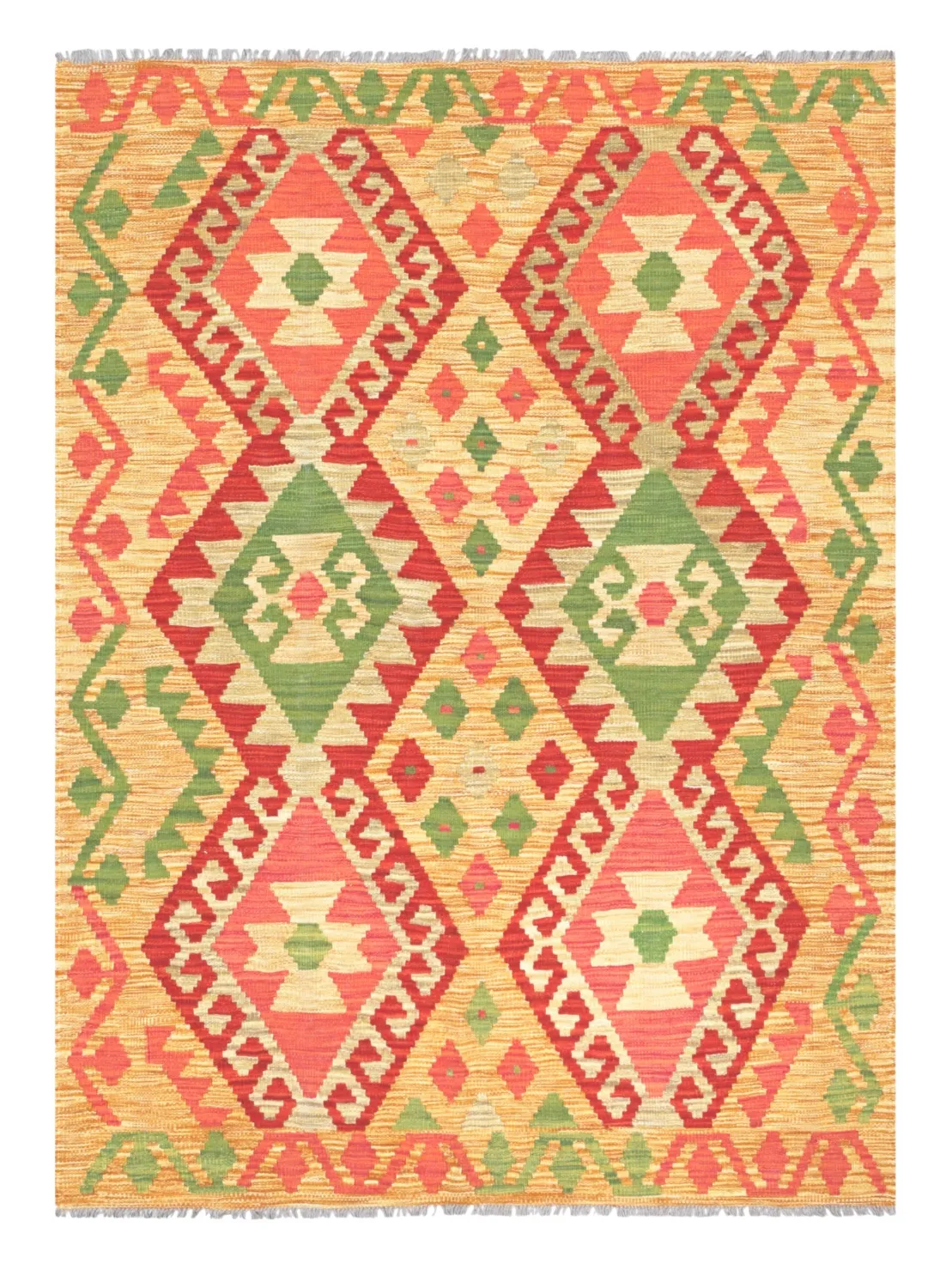Oriental Rug - Vegi Kelim Hand Woven - 129 x 177 cm