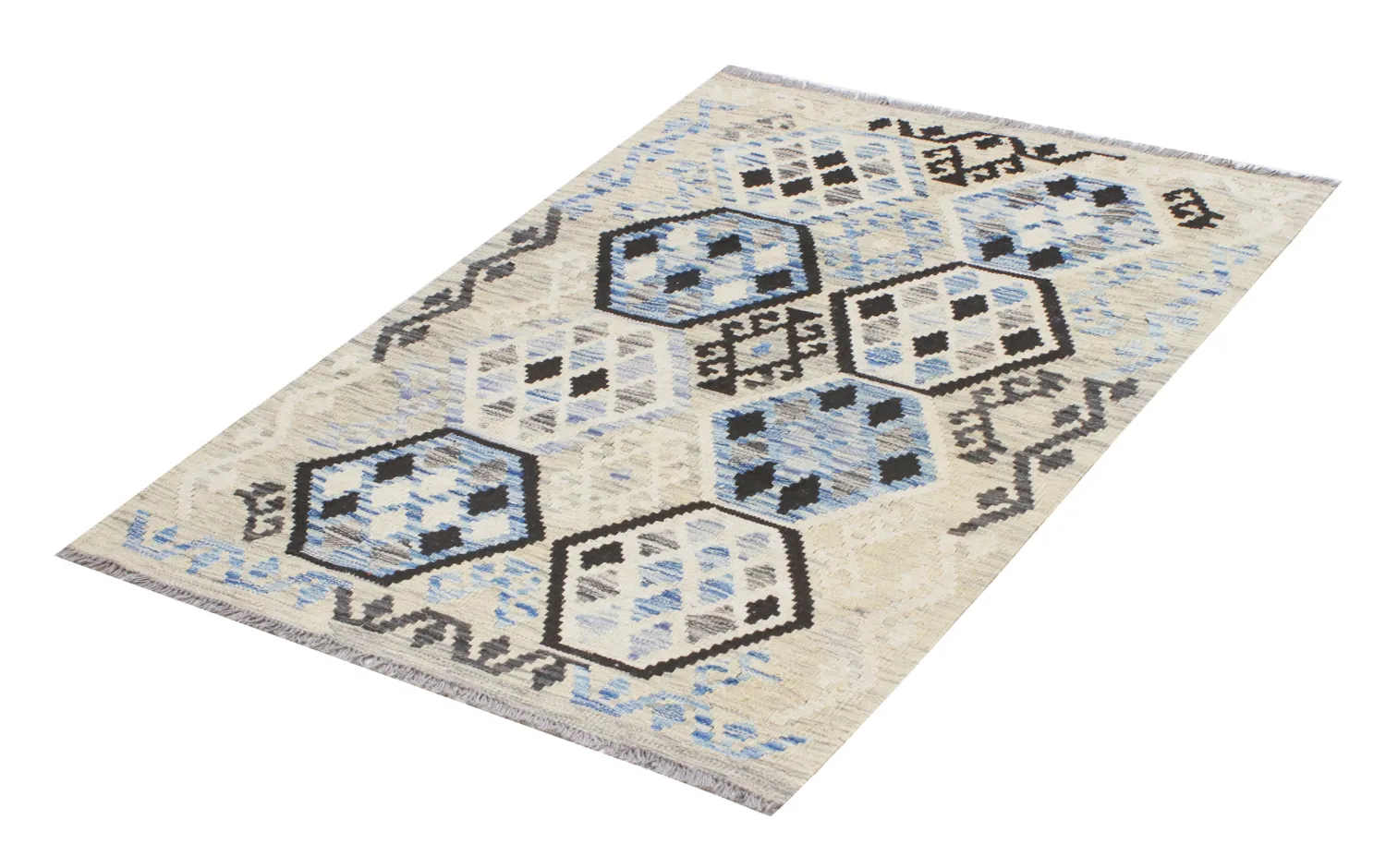Oriental Rug - Vegi Kelim Hand Woven - 83 x 117 cm