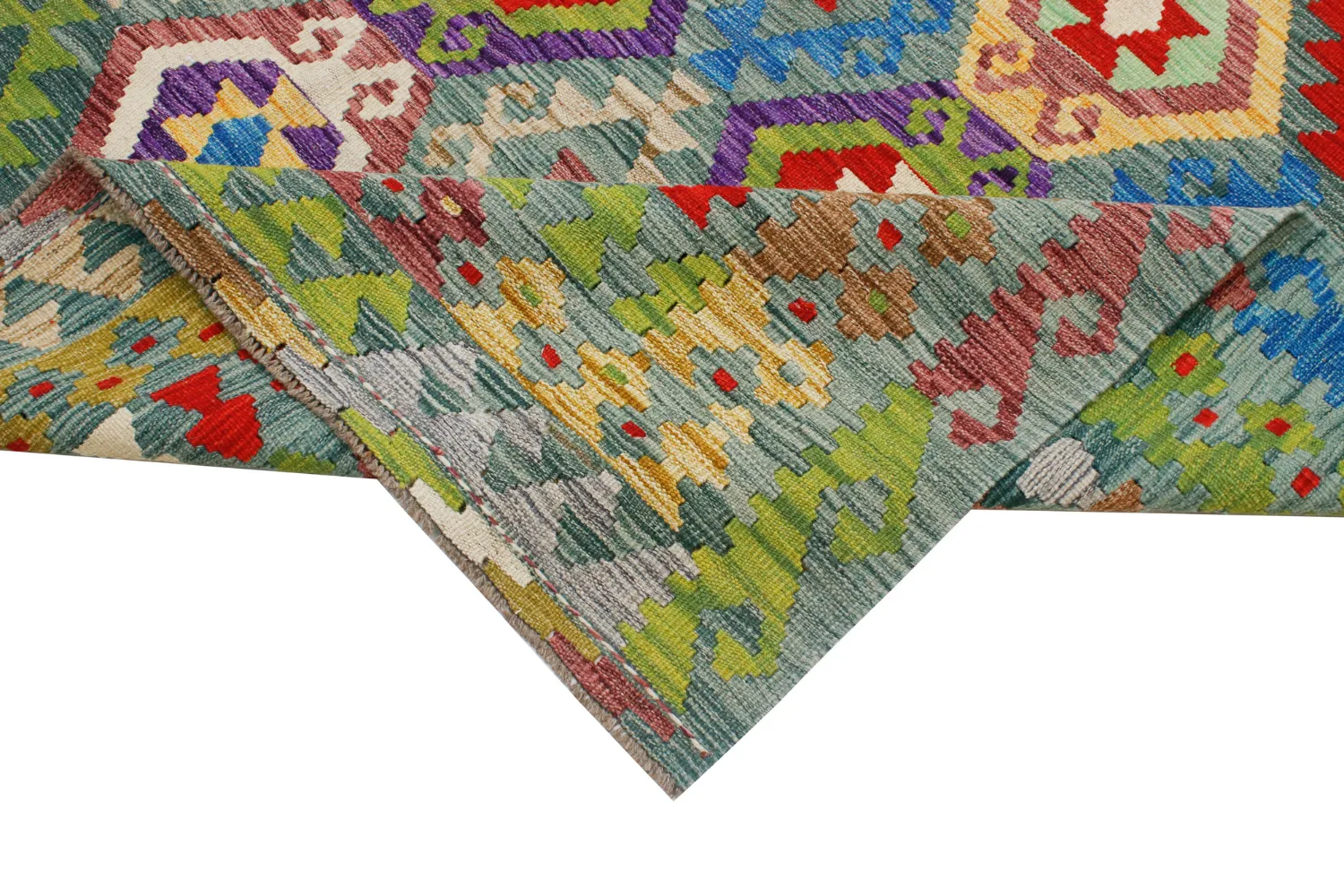 Oriental Rug - Vegi Kelim Hand Woven - 199 x 290 cm
