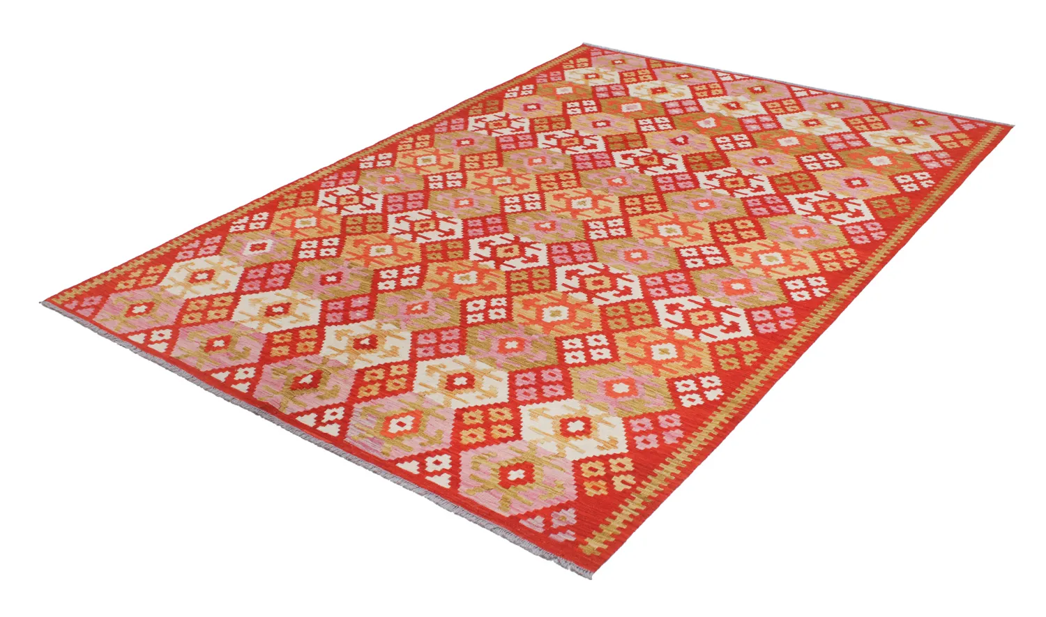 Oriental Rug - Vegi Kelim Hand Woven - 207 x 294 cm