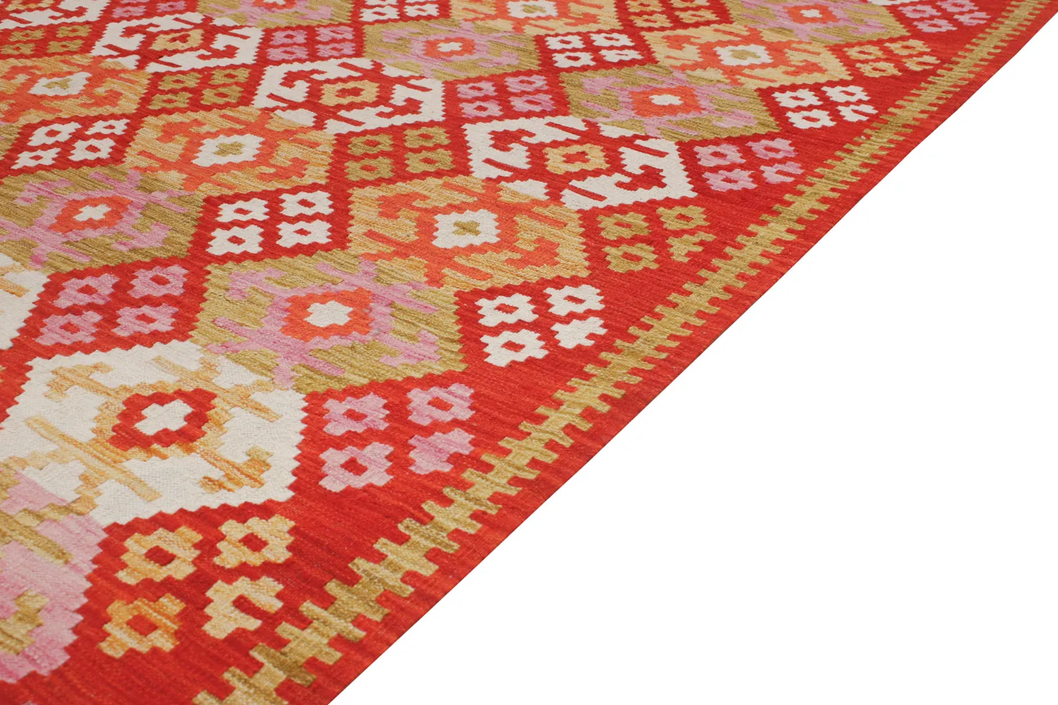 Oriental Rug - Vegi Kelim Hand Woven - 207 x 294 cm