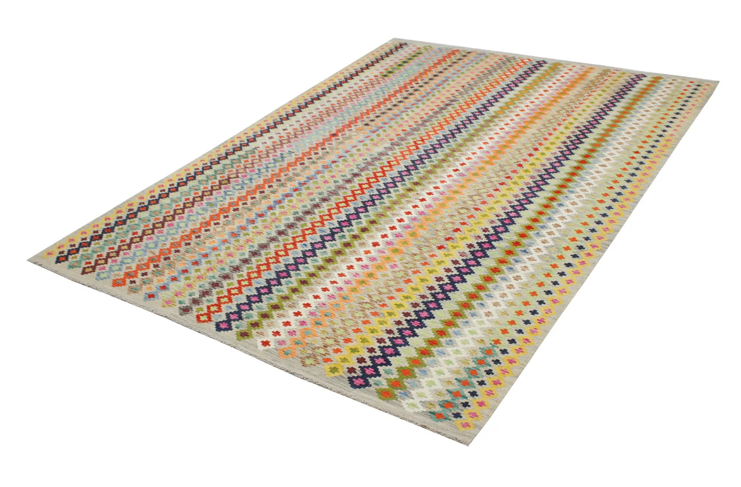 Oriental Rug - Vegi Kelim Hand Woven - 296 x 344 cm
