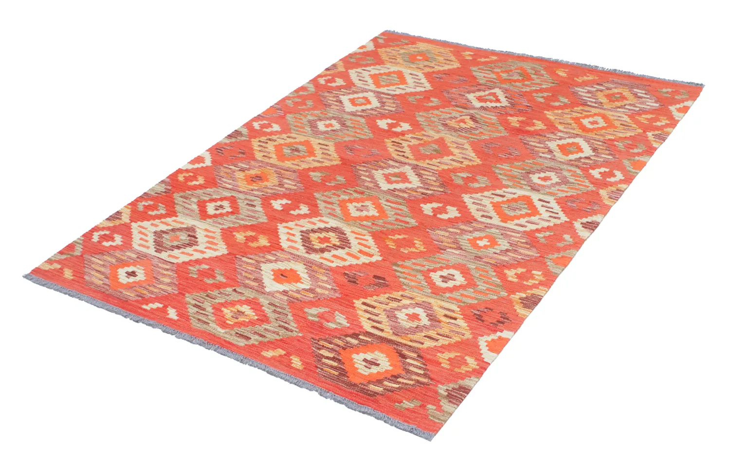 Oriental Rug - Vegi Kelim Hand Woven - 123 x 172 cm