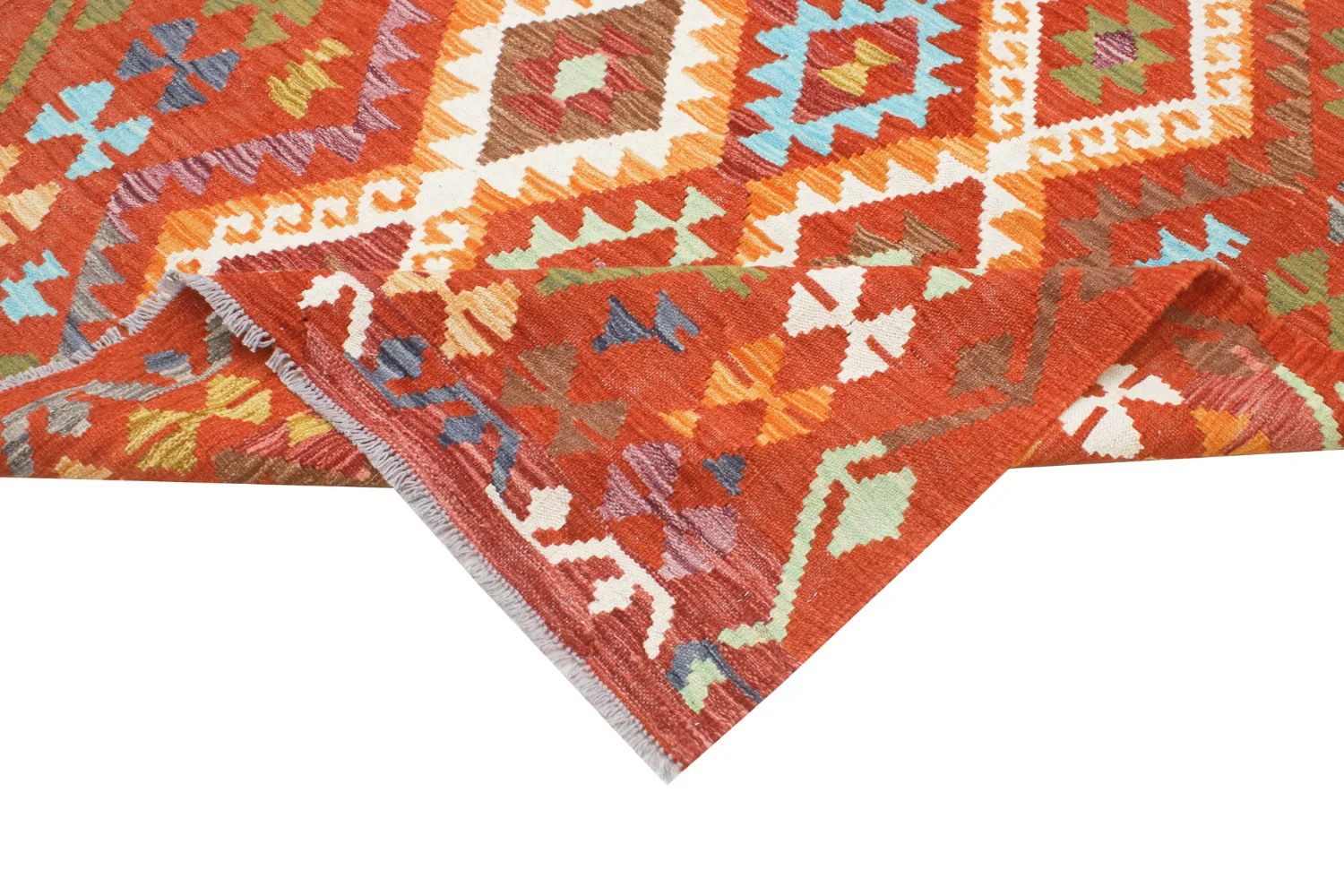 Oriental Rug - Vegi Kelim Hand Woven - 130 x 176 cm