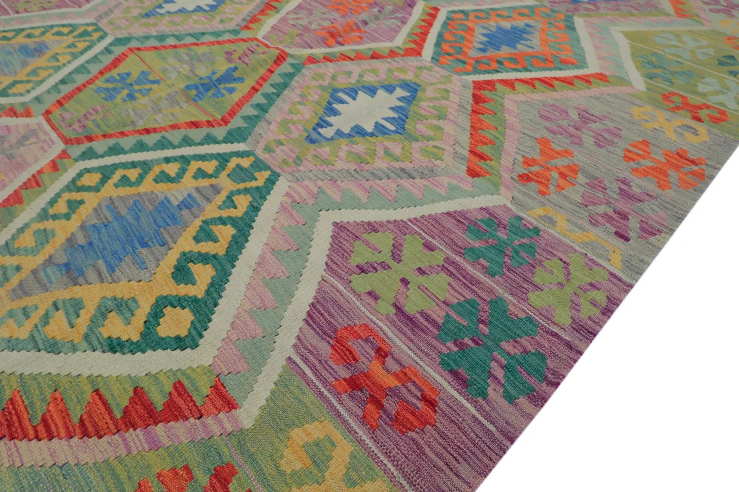 Oriental Rug - Vegi Kelim Hand Woven - 200 x 293 cm