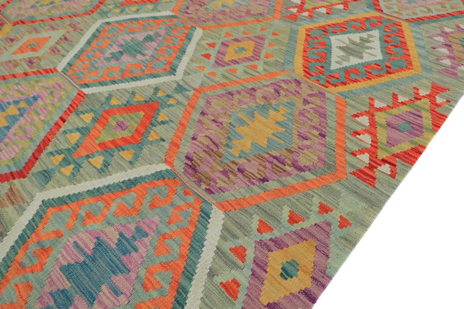 Oriental Rug - Vegi Kelim Hand Woven - 178 x 248 cm