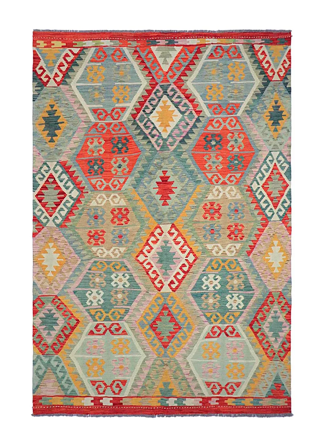 Oriental Rug - Vegi Kelim Hand Woven - 171 x 253 cm
