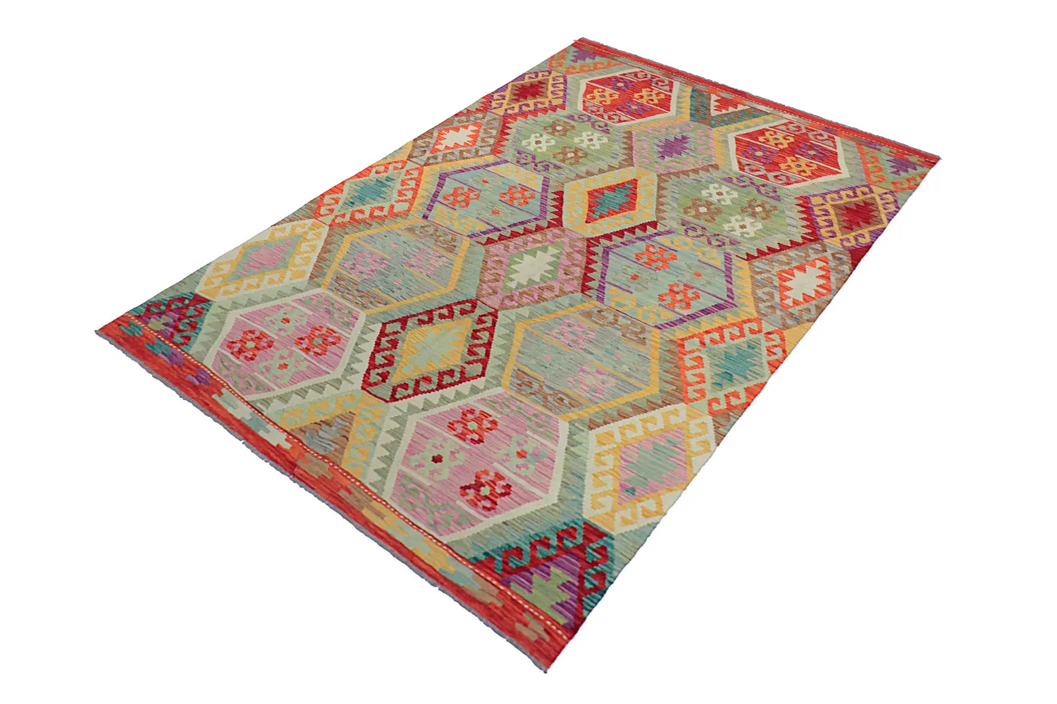 Oriental Rug - Vegi Kelim Hand Woven - 172 x 256 cm