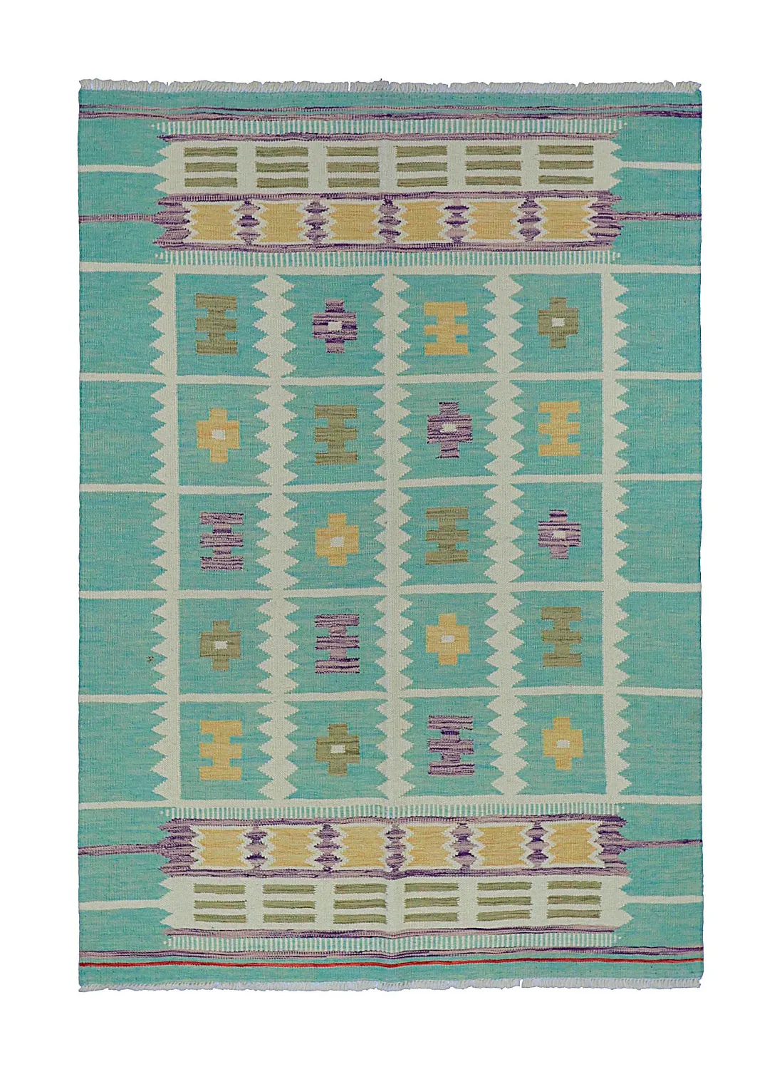 Oriental Rug - Vegi Kelim Hand Woven - 124 x 179 cm