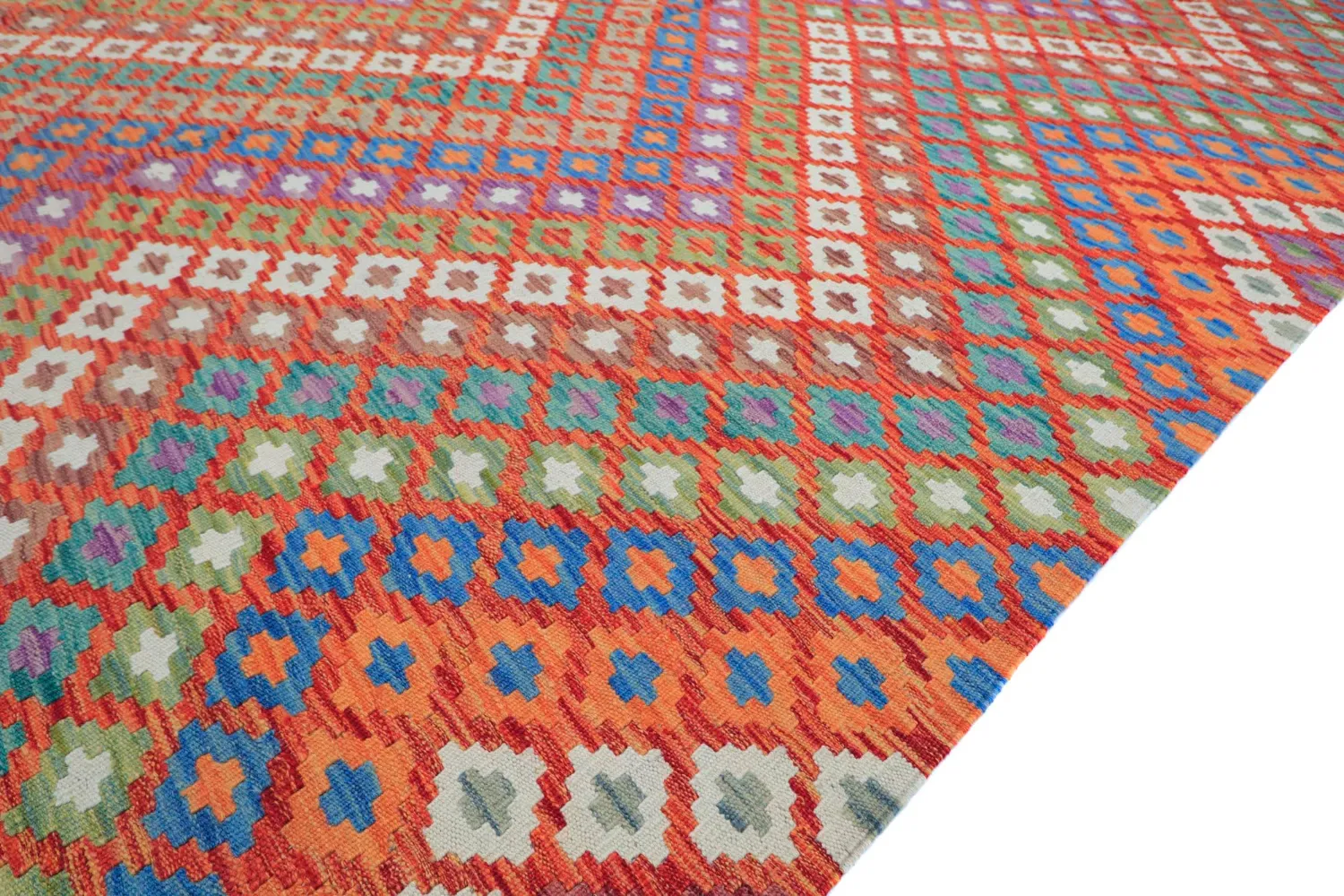 Oriental Rug - Vegi Kelim Hand Woven - 207 x 301 cm