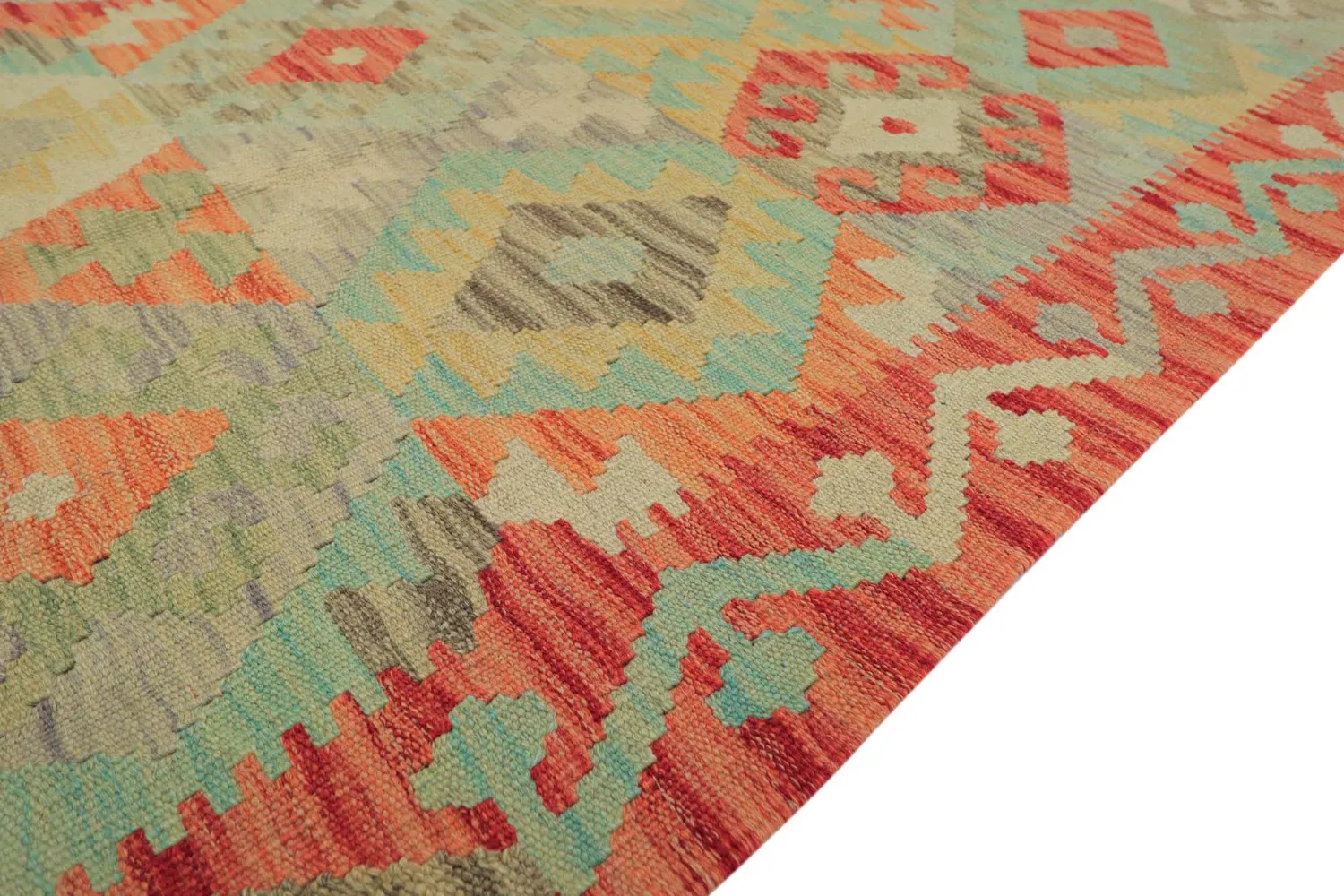 Oriental Rug - Vegi Kelim Hand Woven - 88 x 199 cm