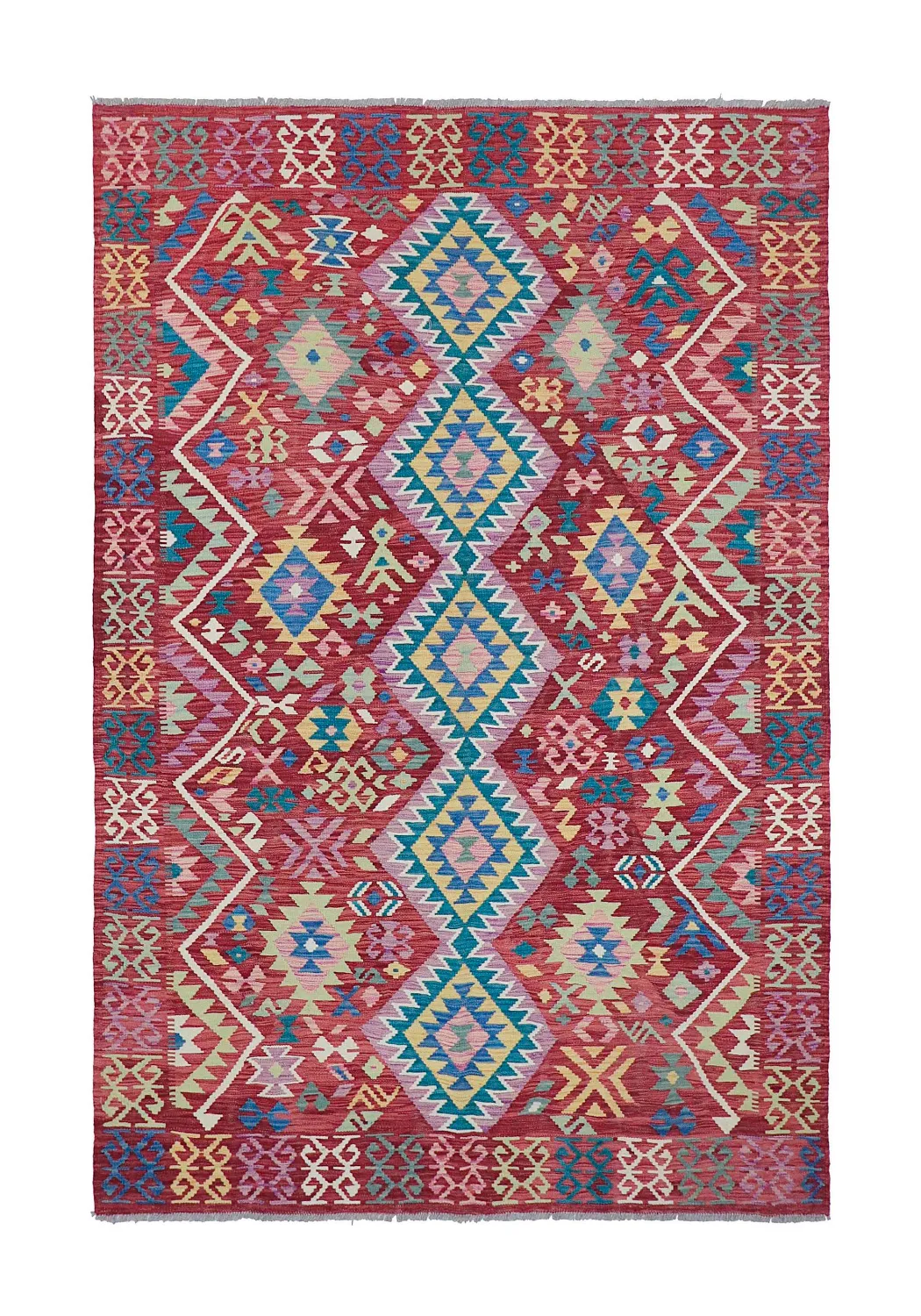 Oriental Rug - Vegi Kelim Hand Woven - 161 x 243 cm