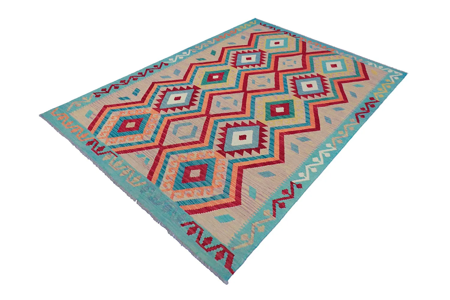 Oriental Rug - Vegi Kelim Hand Woven - 175 x 247 cm
