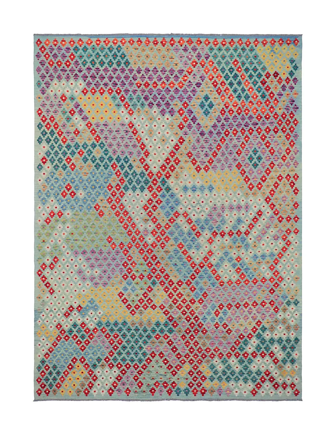 Oriental Rug - Vegi Kelim Hand Woven - 211 x 288 cm