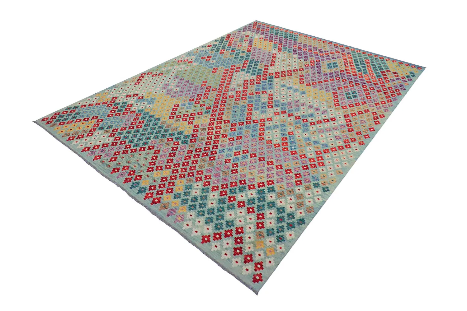 Oriental Rug - Vegi Kelim Hand Woven - 211 x 288 cm