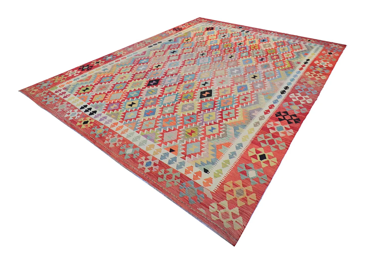 Oriental Rug - Vegi Kelim Hand Woven - 323 x 415 cm