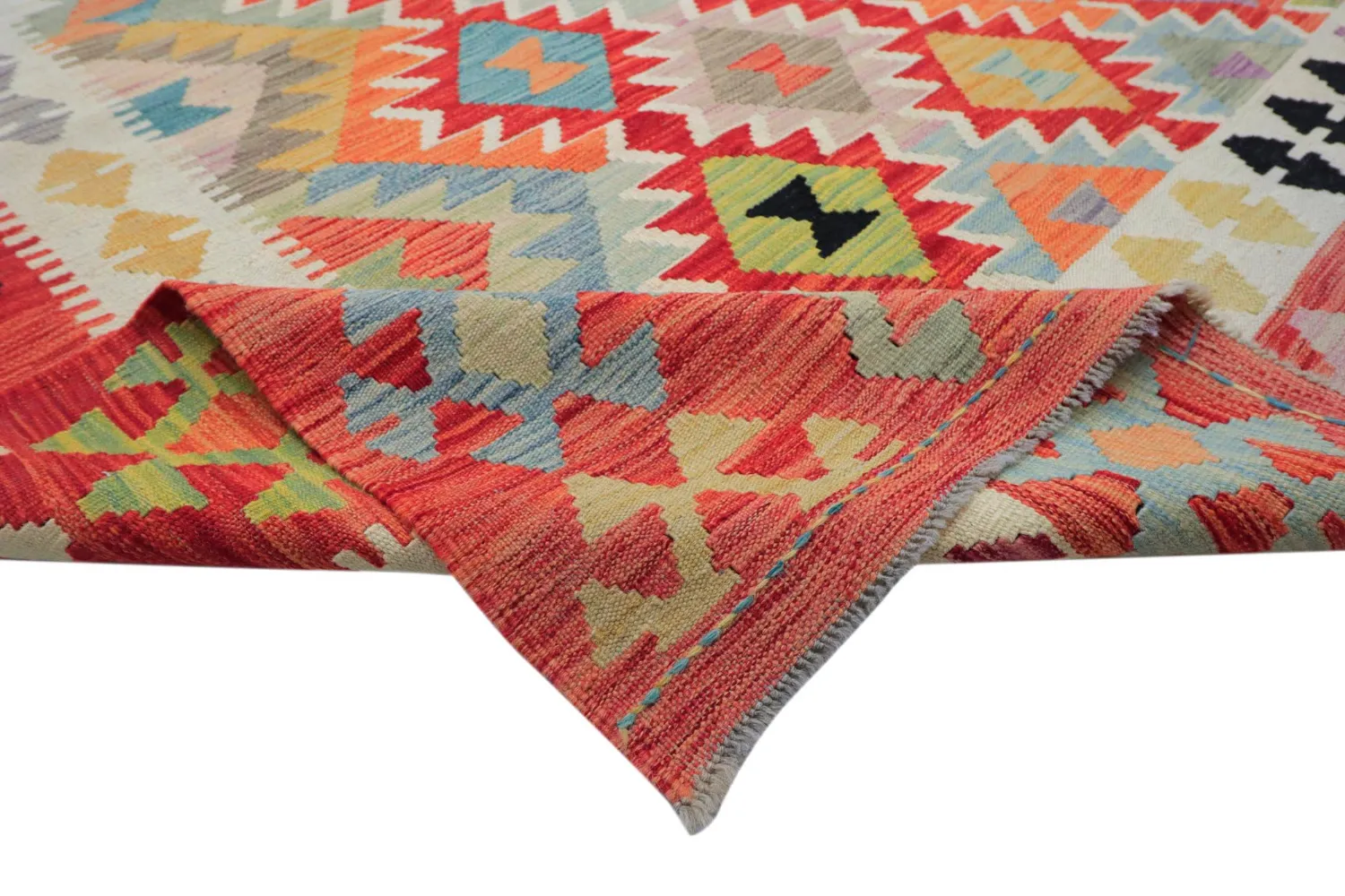 Oriental Rug - Vegi Kelim Hand Woven - 323 x 415 cm