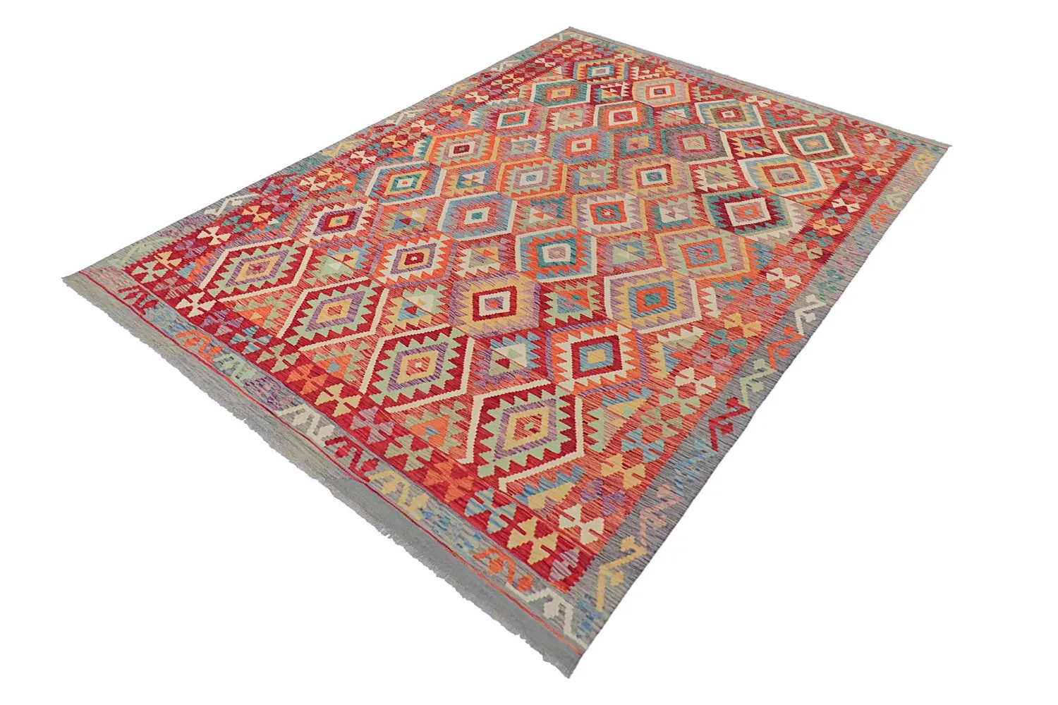 Oriental Rug - Vegi Kelim Hand Woven - 200 x 286 cm