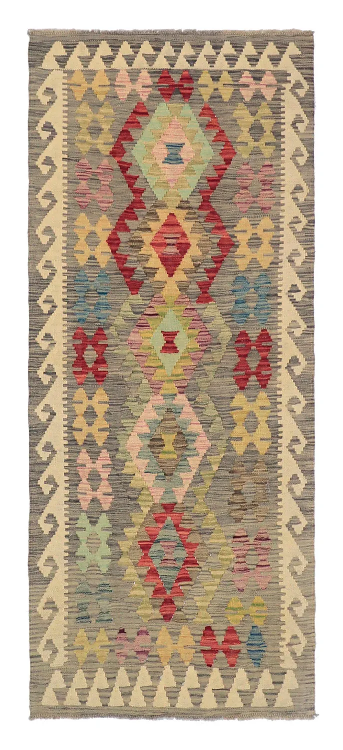 Oriental Rug - Vegi Kelim Hand Woven - 81 x 199 cm