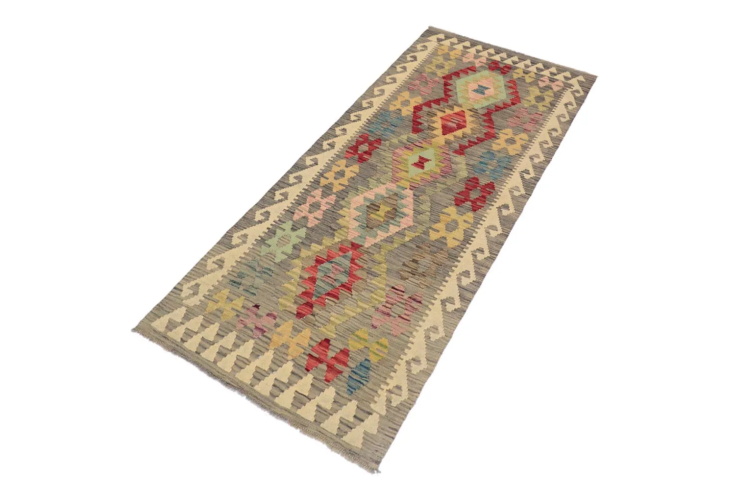 Oriental Rug - Vegi Kelim Hand Woven - 81 x 199 cm