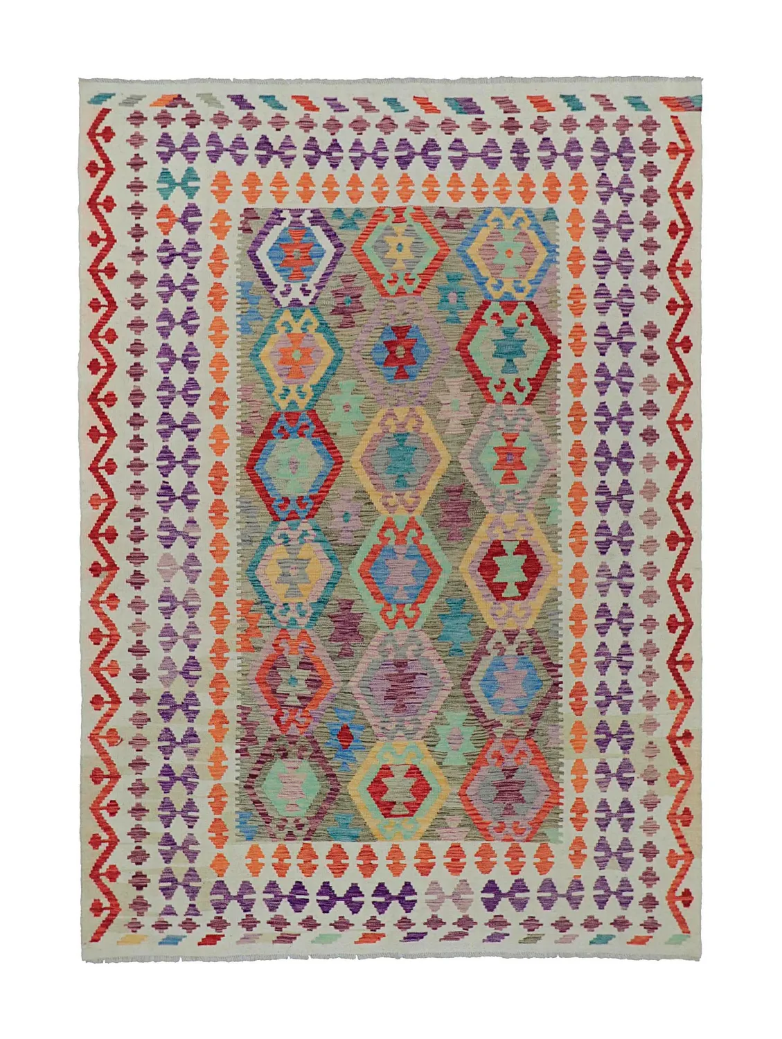 Oriental Rug - Vegi Kelim Hand Woven - 175 x 245 cm