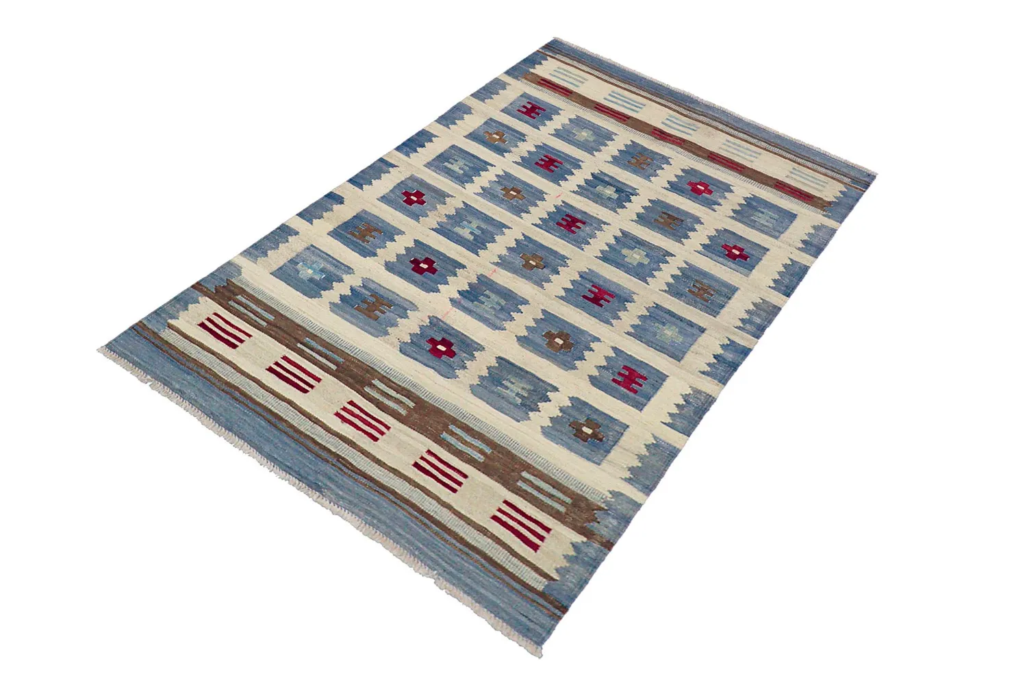 Oriental Rug - Vegi Kelim Hand Woven - 98 x 151 cm