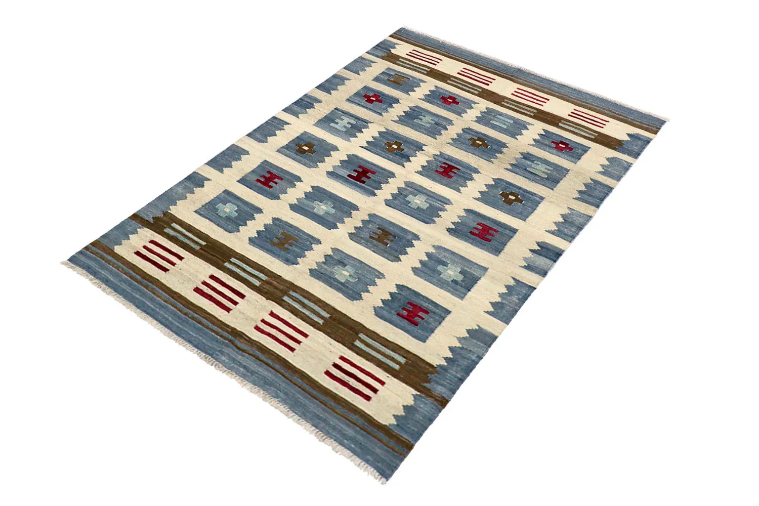 Oriental Rug - Vegi Kelim Hand Woven - 100 x 148 cm