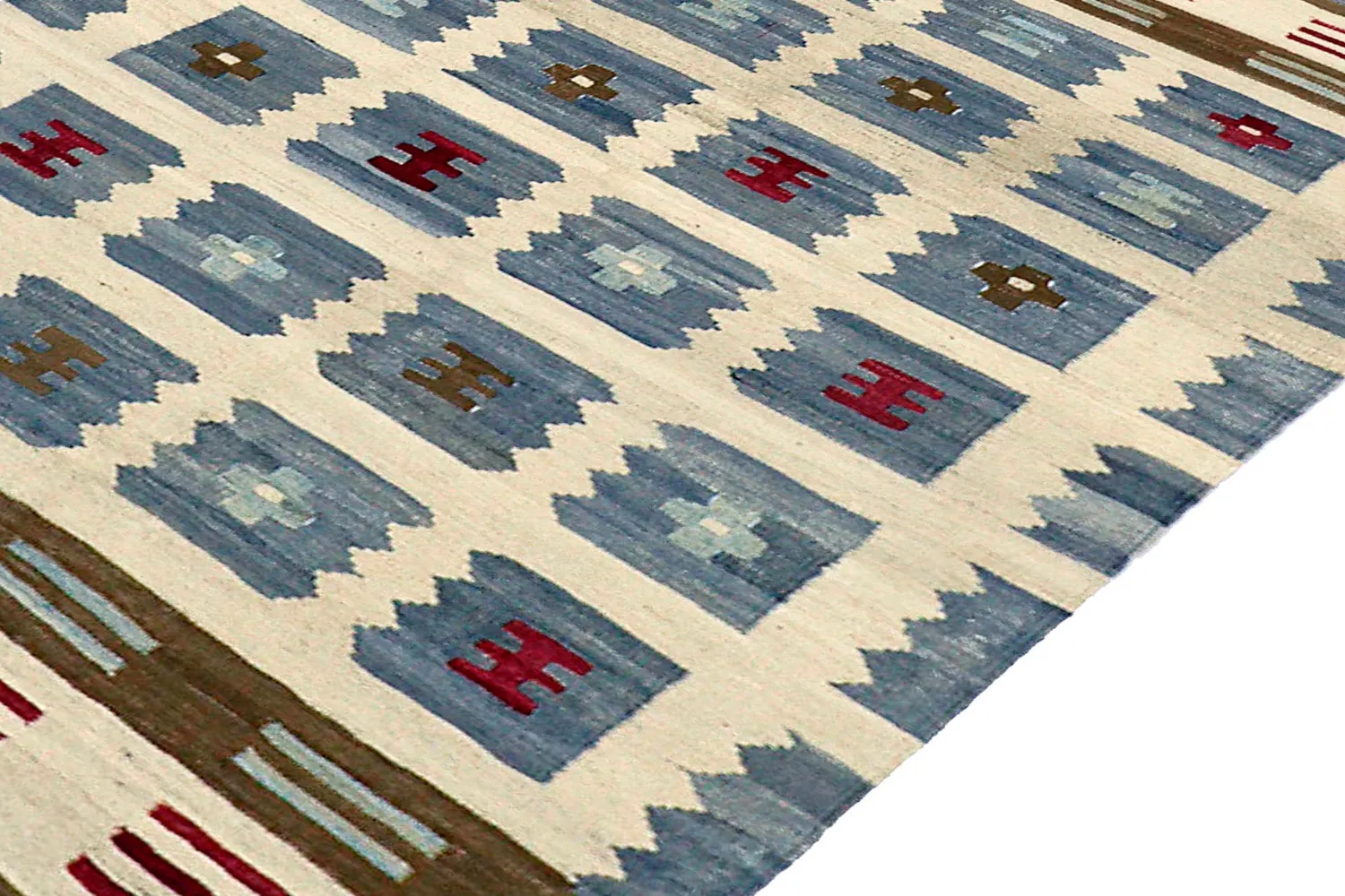 Oriental Rug - Vegi Kelim Hand Woven - 100 x 148 cm